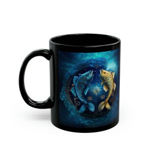 black pisces mug 