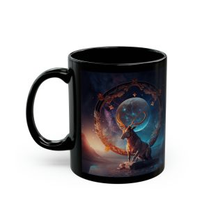 black sagittarius mug 