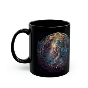 black virgo mug 