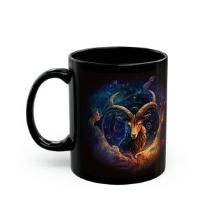 black capricorn mug 