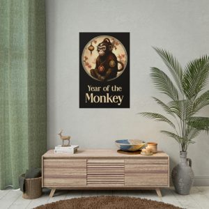 year of the monkey poster