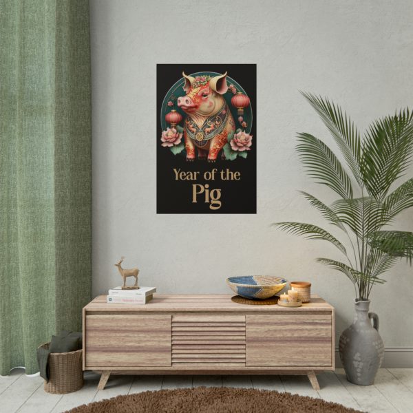 year of the pig poster