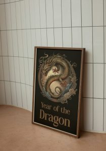 year of the dragon poster