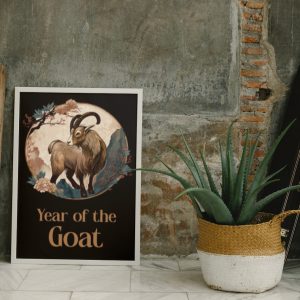 year of the goat poster