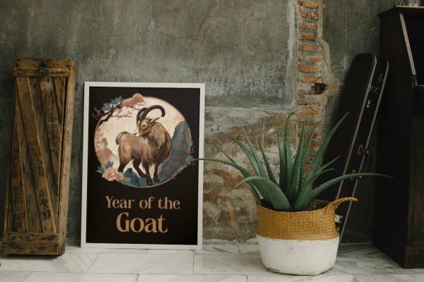 year of the goat poster