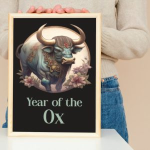 year of the ox poster