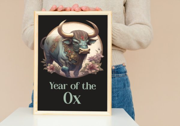 year of the ox poster