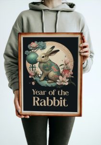 year of the rabbit poster