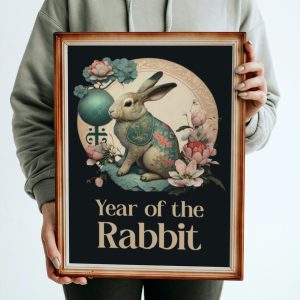 year of the rabbit poster