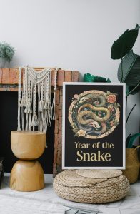 year of the snake poster