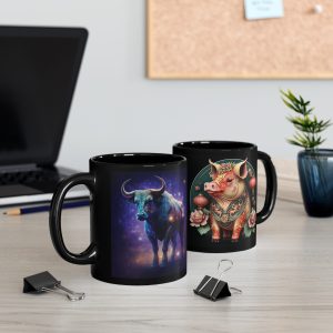 taurus pig mug