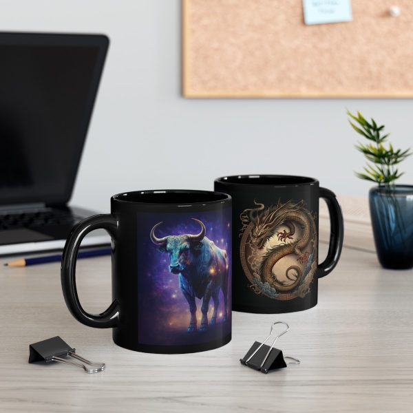 taurus dragon mug