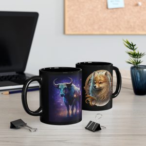 taurus dog mug