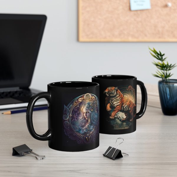 virgo tiger mug