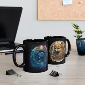 aquarius dog mug