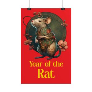 red year of the rat poster