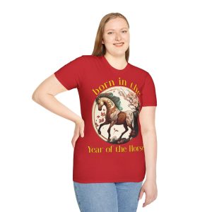 red year of the horse t-shirt