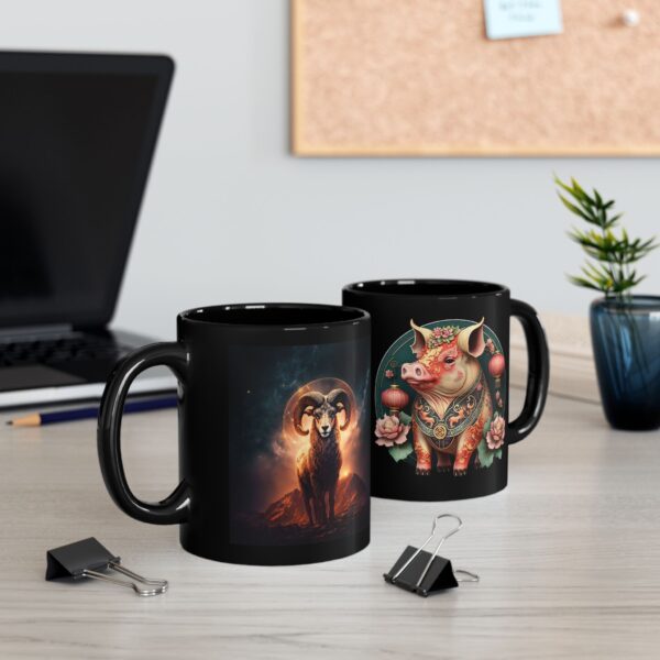 aries pig mug