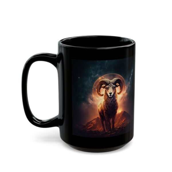 Black Aries Goat Mug - Image 6