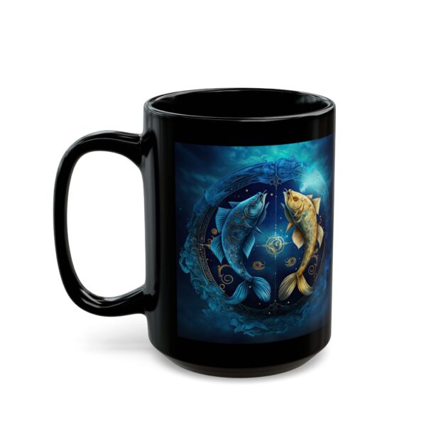 Black Pisces Snake Mug - Image 6