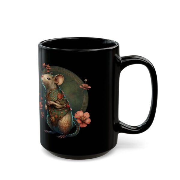 Black Aries Rat Mug - Image 8