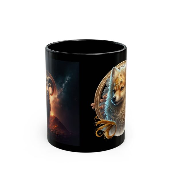 aries dog mug