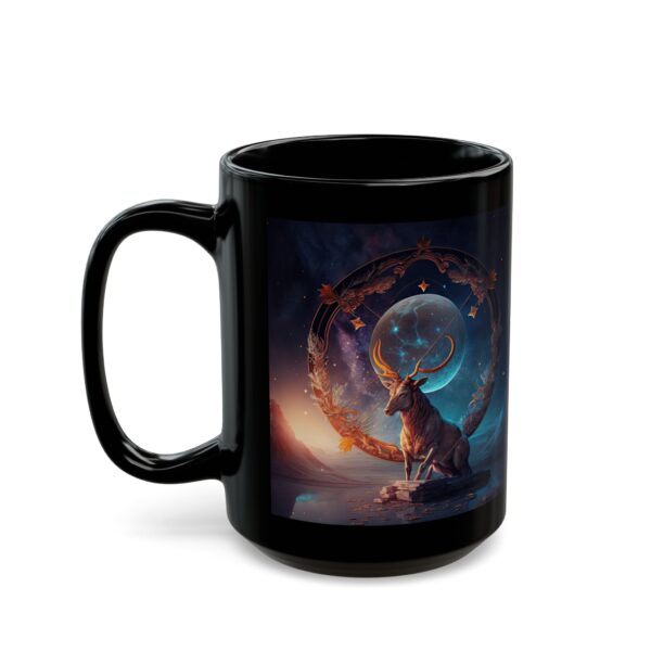 Black Sagittarius Snake Mug - Image 6