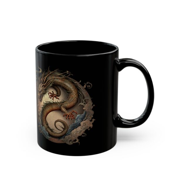 Black Aries Dragon Mug - Image 3