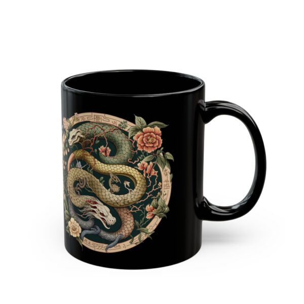 Black Capricorn Snake Mug - Image 3