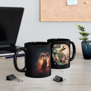 aries rabbit mug