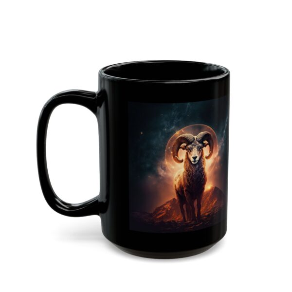 Black Aries Rat Mug - Image 9