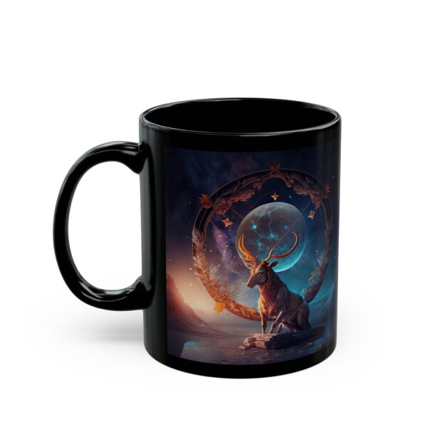 Black Sagittarius Snake Mug - Image 4