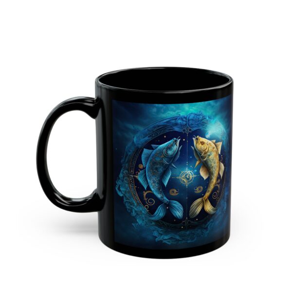 Black Pisces Snake Mug - Image 4