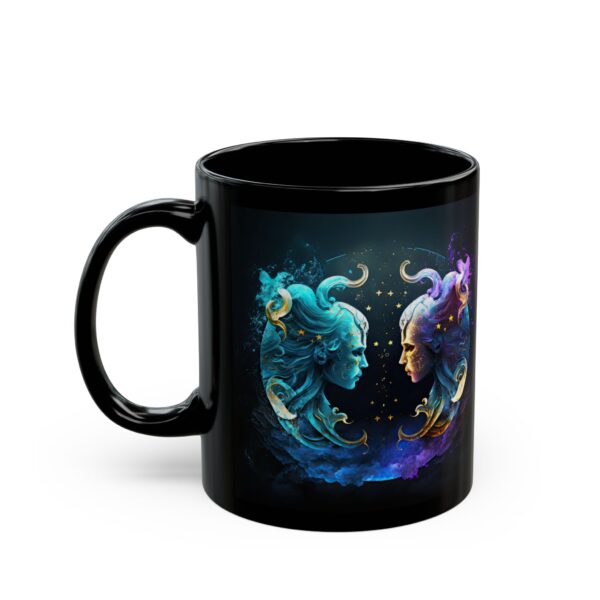 Black Gemini Snake Mug - Image 3