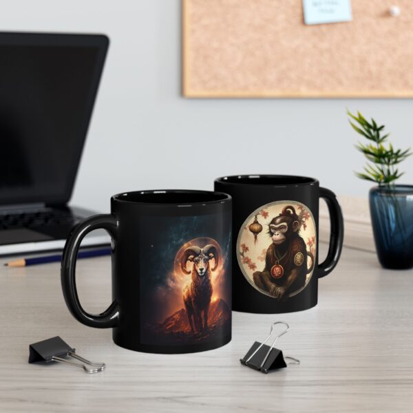 aries monkey mug