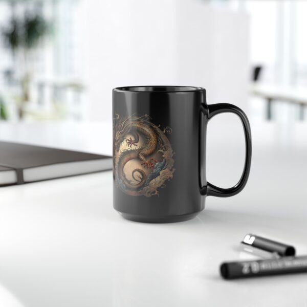 Black Aries Dragon Mug - Image 7