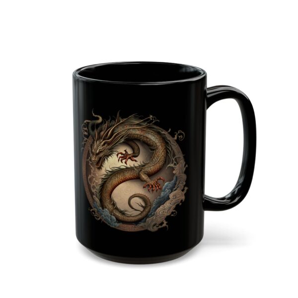 Black Sagittarius Dragon Mug - Image 5