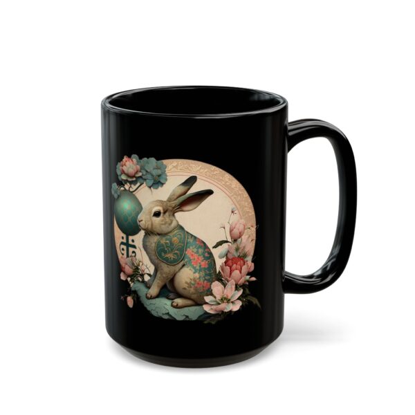 Black Libra Rabbit Mug - Image 5