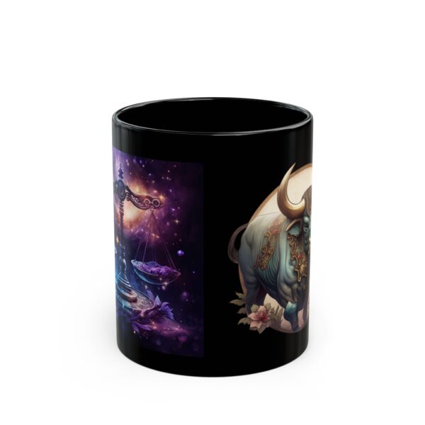 Black Libra Ox Mug - Image 2