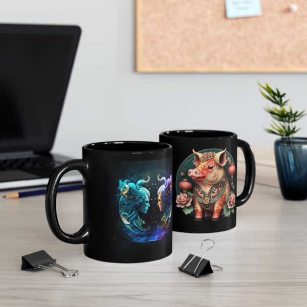 Gemini Pig mug