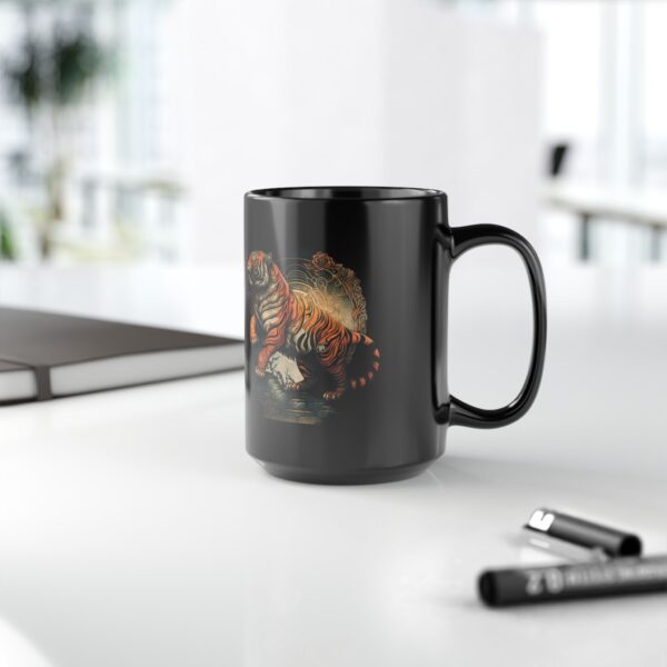 Black Leo Tiger Mug - Image 6