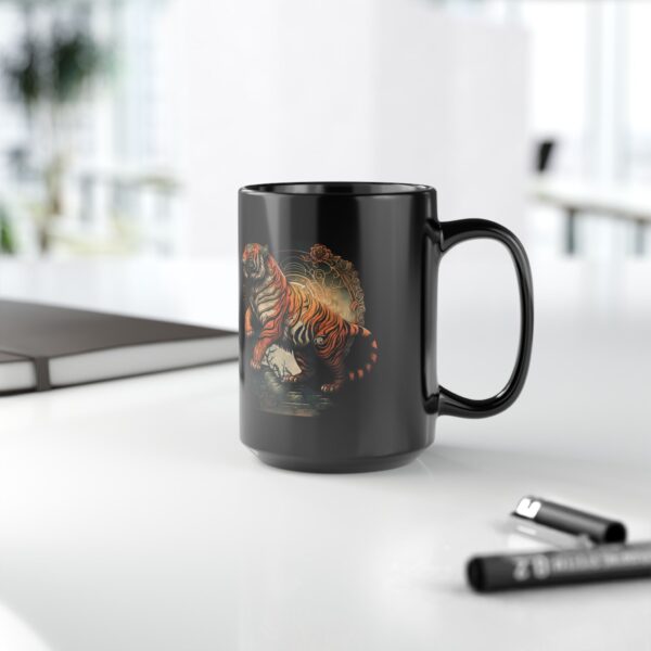 Black Pisces Tiger Mug - Image 6