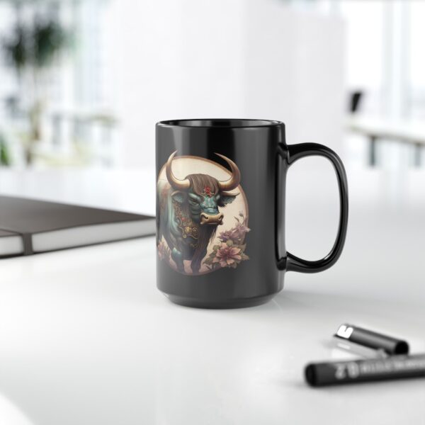 Black Gemini Ox Mug - Image 7