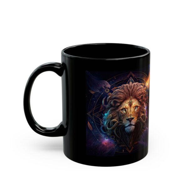 Black Leo Monkey Mug - Image 3