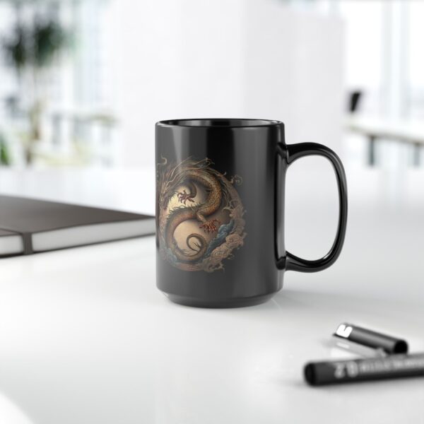 Black Capricorn Dragon Mug - Image 7