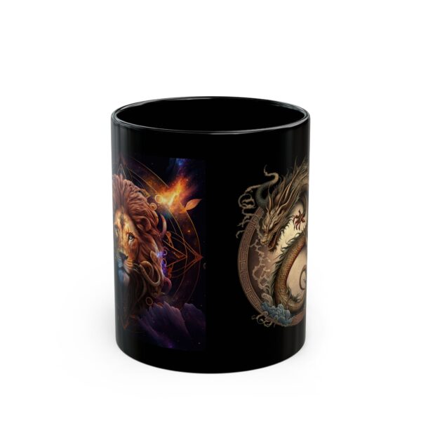 Black Leo Dragon Mug - Image 2