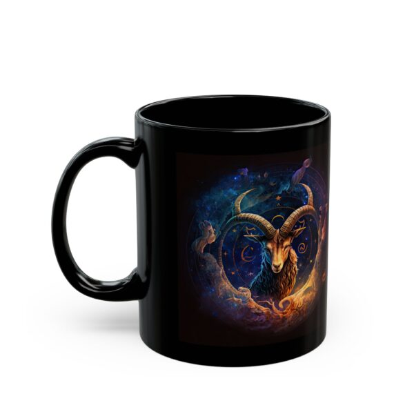 Black Capricorn Ox Mug - Image 4