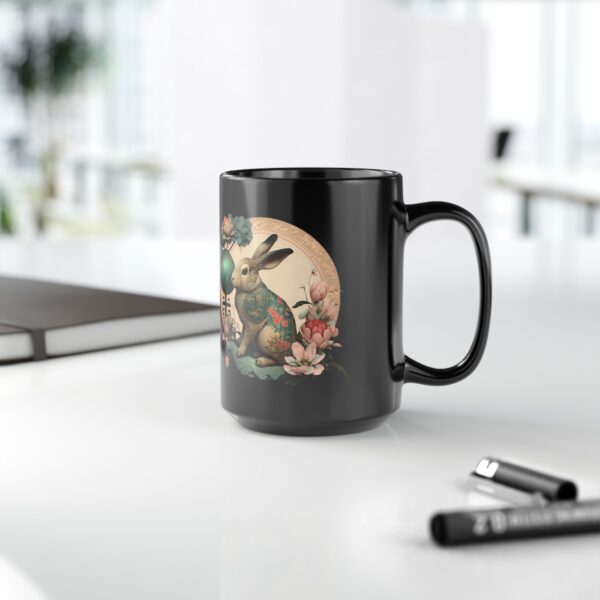 Black Gemini Rabbit Mug - Image 7