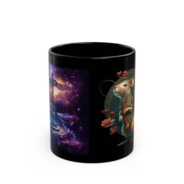 Black Libra Rat Mug - Image 2