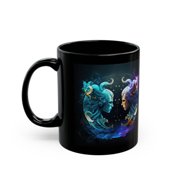 Black Gemini Rabbit Mug - Image 4